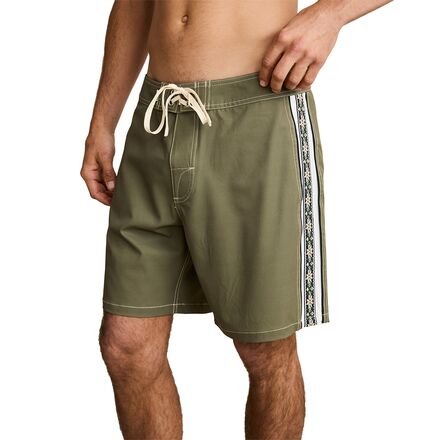 Panel Stripe Swim Trunk - Men's