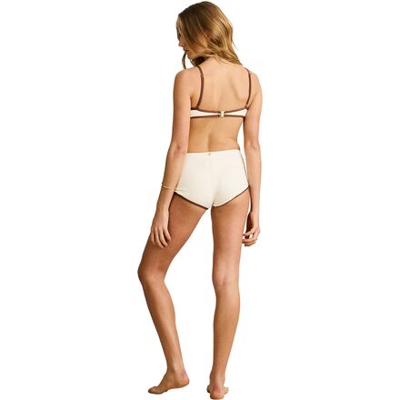 Rhythm - Lily Rib Contrast Boyleg Bikini Bottom - Women's