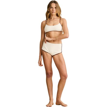 Rhythm - Lily Rib Contrast Crop Top - Women's