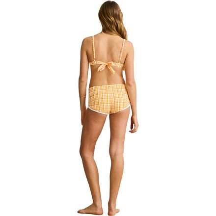 Rhythm - London Check Boyleg Bikini Bottom - Women's