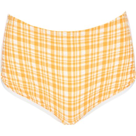 Rhythm - London Check Boyleg Bikini Bottom - Women's