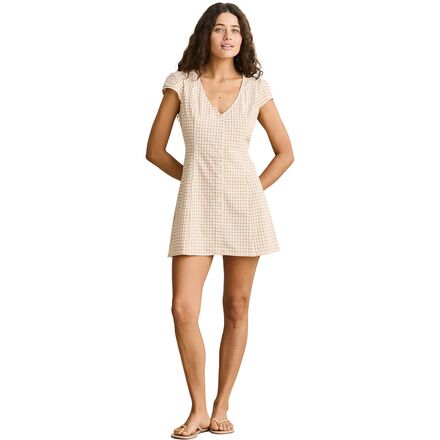 Rhythm - London Check Cap Sleeve Mini Dress - Women's