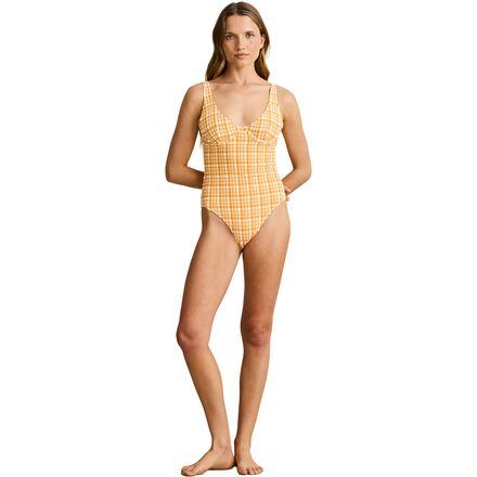 Rhythm - London Check Underwire One-Piece Swimsuit - Women's