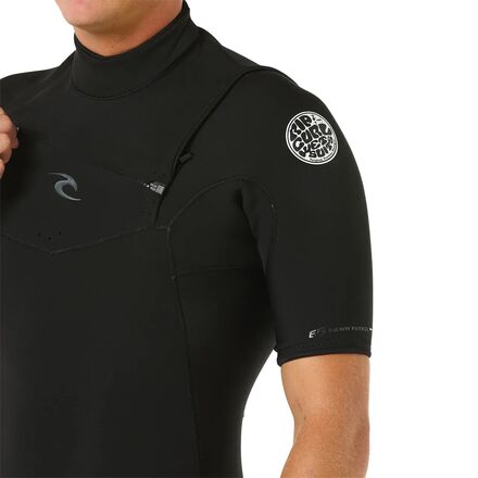 Rip Curl - Dawn Patrol Short-Sleeve Chest Zip 2/2 Wetsuit - Men's