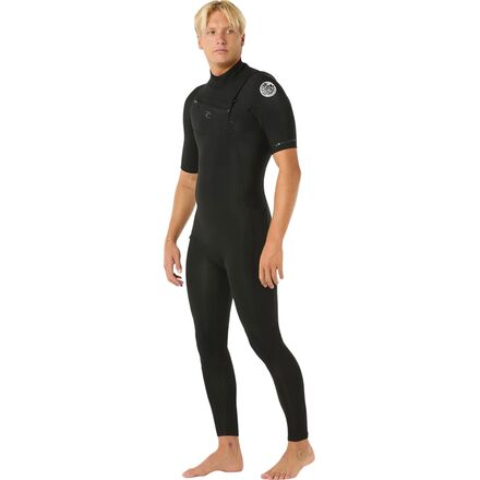 Rip Curl - Dawn Patrol Short-Sleeve Chest Zip 2/2 Wetsuit - Men's