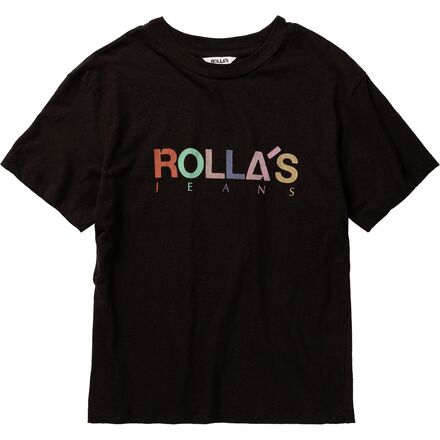 Rolla's - Candy Logo Tomboy T-Shirt - Women's - Vintage Black