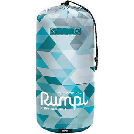 Rumpl - Original Puffy 1-Person Blanket - Geo Blue