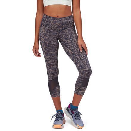 Ron Hill - Infinity Crop Tight - Women's - Charcoal/Apricot