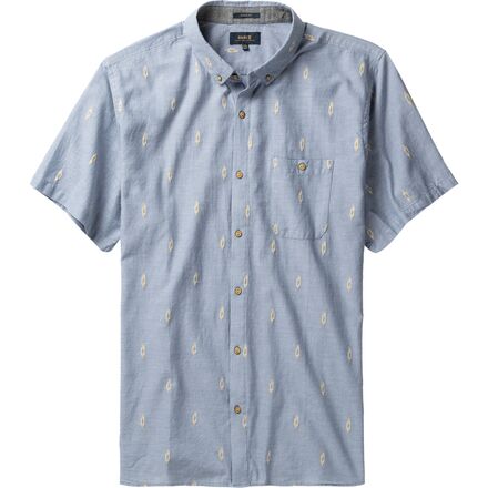 Roark - Ikat Dobby Button-Down Short-Sleeve Shirt - Men's
