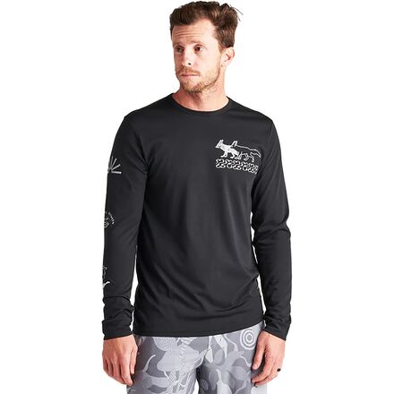 Roark - Mathis Knit Freedom & Chaos Long-Sleeve T-Shirt - Men's - Black