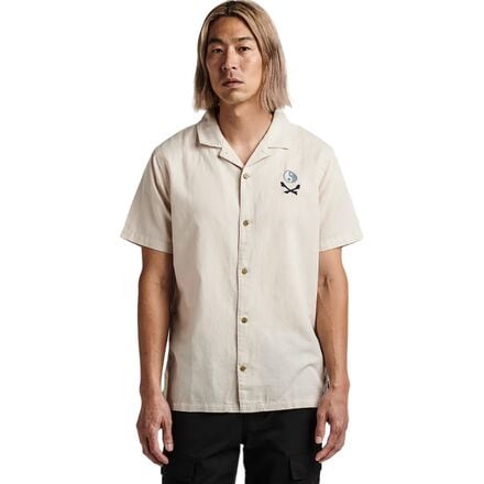 Roark - Gonzo Camp Collar Shirt - Men's - Bone Kampai