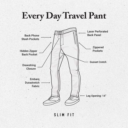 Roark - Layover Traveler Pant - Men's