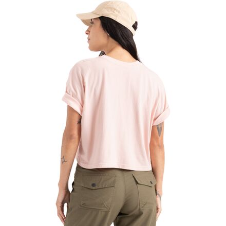 Roark - Striped Shell Cropped Boxy Top - Women's