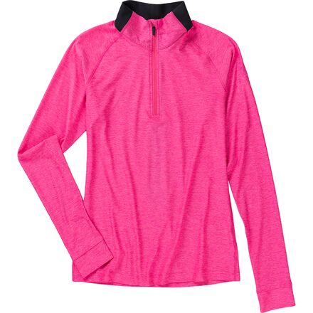 Melange Long-Sleeve 1/2-Zip Top - Women's
