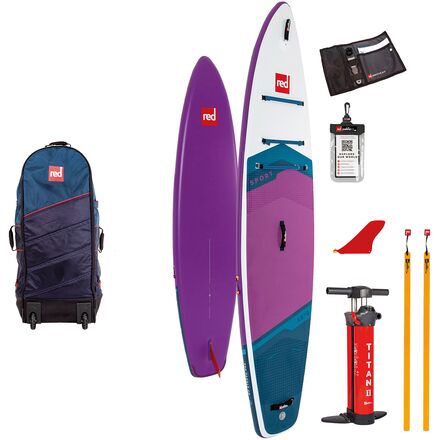Red Paddle Co. - Sport MSL Purple 11ft 3in SUP Package - 2022 - White/Purple