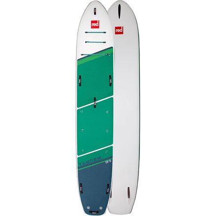 Red Paddle Co. - Voyager Tandem Stand-Up Paddleboard - White/Green