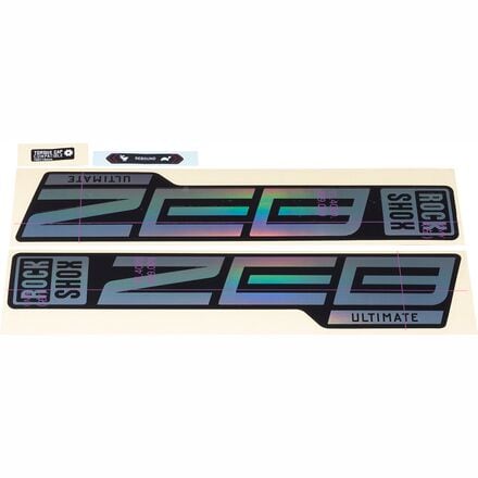 RockShox - ZEB Ultimate Decal Kit - Rainbow Foil