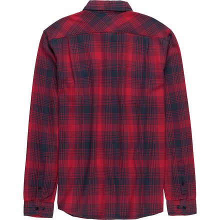 RVCA - Neutral Plaid Long-Sleeve Flannel Shirt  - Men's