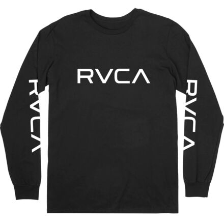 RVCA - Big RVCA Long-Sleeve T-Shirt - Men's - Black/White