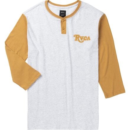 RVCA - Ace Henley Shirt - Men's - Honey Mustard