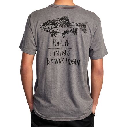 RVCA - Downstream Short-Sleeve T-Shirt - Men's - Smoke