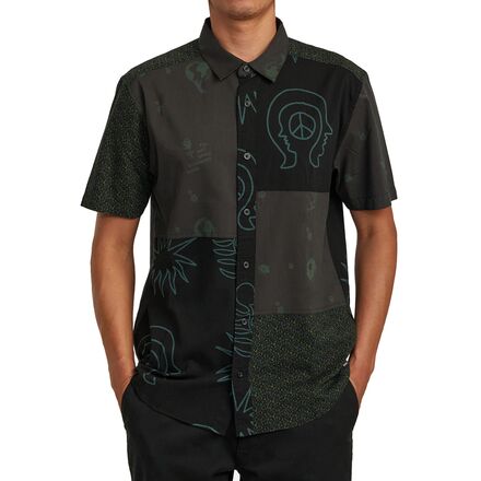 RVCA - Compilation Short-Sleeve Shirt - Men's - Black