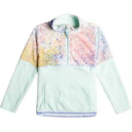 Roxy - Mini Reflector Fleece Top - Toddler Girls' - Bright White Splash