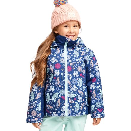 Roxy - Snowy Tale Jacket - Toddler Girls' - Medieval Blue Neo