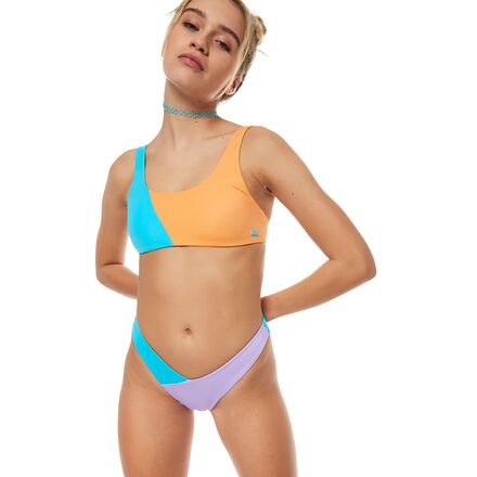 Roxy - Colorblock Party Cheeky HL Bikini Bottom - Women's