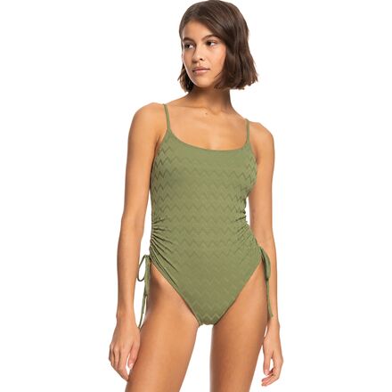 Roxy - Current Coolness One Piece Swim Suit - Women's - Loden Green