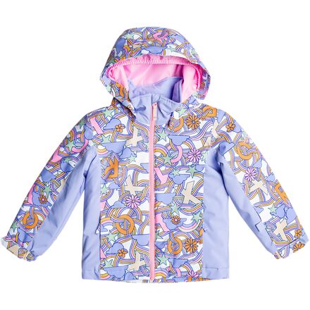 Roxy - Snowy Tale Jacket - Toddler Girls' - Bright White Big Deal