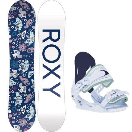 Roxy - Poppy Snowboard Package - 2024 - Kids' - One Color