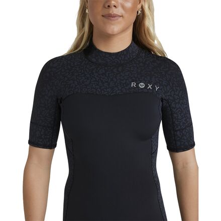 Roxy - 2mm Swell Series Back Zip Short-Sleeve Springsuit - Women's