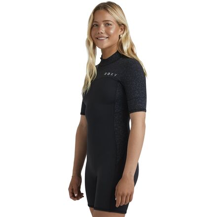 Roxy - 2mm Swell Series Back Zip Short-Sleeve Springsuit - Women's