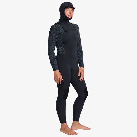 Roxy - 5/4/3mm Swell Series Chest Zip Hooded Wetsuit - Women's
