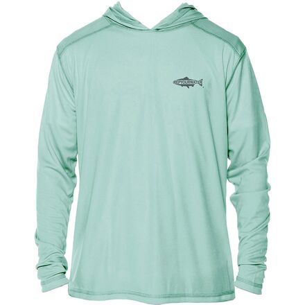 Rep Your Water - Freshwater Fish Spine Sun Hoodie - Men's