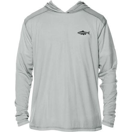 Rep Your Water - Tight Loops Squatch Sun Hoodie - Men's - Pearl Gray