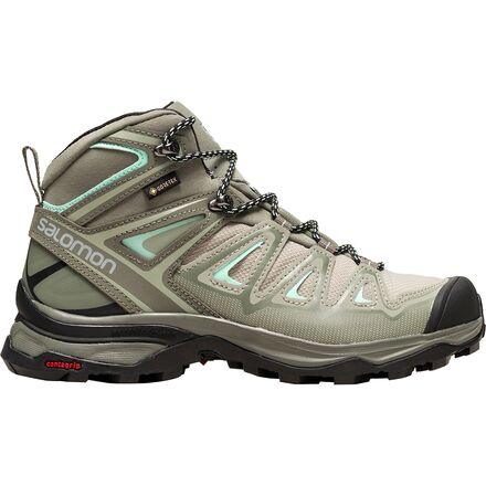Salomon - X Ultra 3 Mid GTX Hiking Boot - Women's - Shadow/Castor Gray/Beach Glass