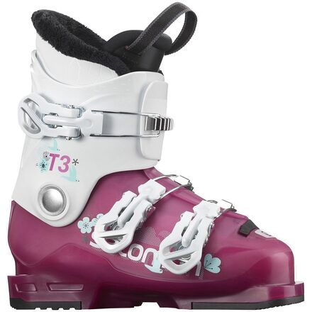 Salomon - T3 RT Girly Ski Boot - 2022 - Girls' - Rose Violet Transluc