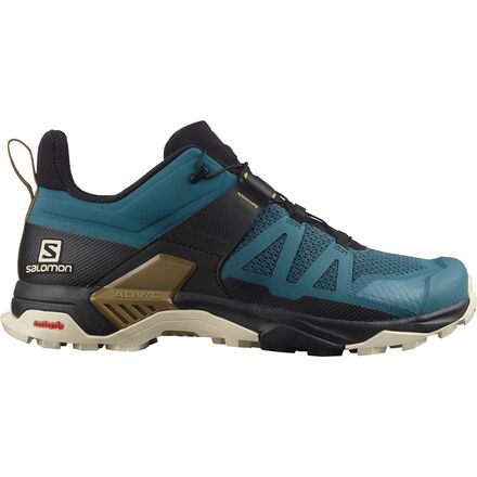 Salomon - X Ultra 4 Hiking Shoe - Men's - Mallard Blue/Bleached Sand/Bronze Brown