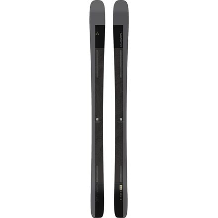 Salomon - Stance 96 Ski - 2023 - Black/Dark Grey/Pale Khaki Metallic
