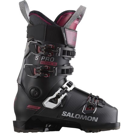 Salomon - S/Pro Alpha 110 EL Ski Boot - 2024 - Women's - Black/Cordovan/Silver