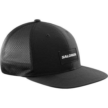 Salomon - Trucker Flat Cap - Deep Black