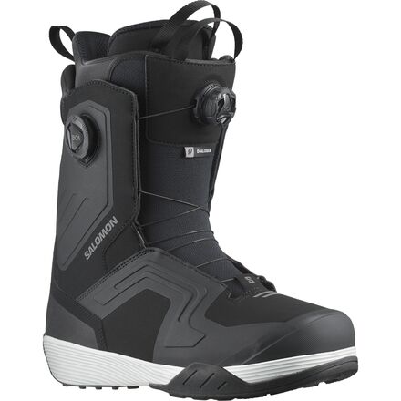 Salomon - Dialogue Dual BOA Wide Snowboard Boot - 2024 - Black/Black/White