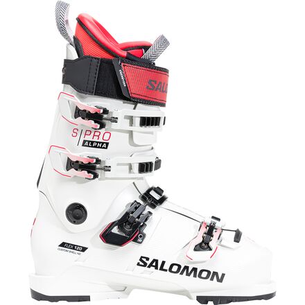 Salomon - S/Pro Alpha 120 Ski Boot - 2024 - Men's - Grey Aurora/Red/Black