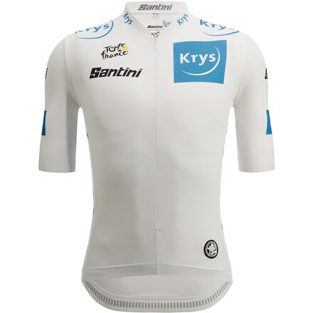 Santini - Tour de France Official Team Best Young Rider Jersey - Men's - Bianco