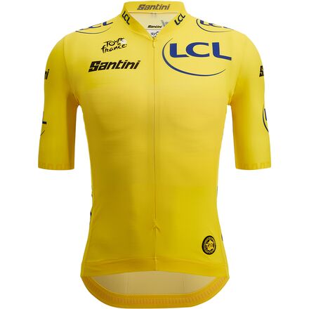Santini - Tour de France Official Team Overall Leader Jersey - Men's - Giallo