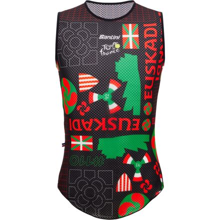 Santini - TDF 2023 Official Grand Depart PaisVasco Sleeveless - Men's - Print