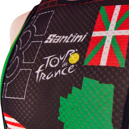 Santini - TDF 2023 Official Grand Depart PaisVasco Sleeveless - Men's