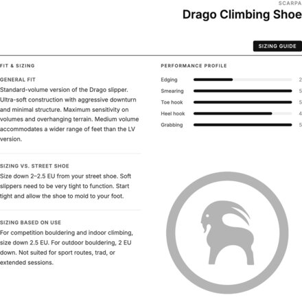 Scarpa - Drago Climbing Shoe